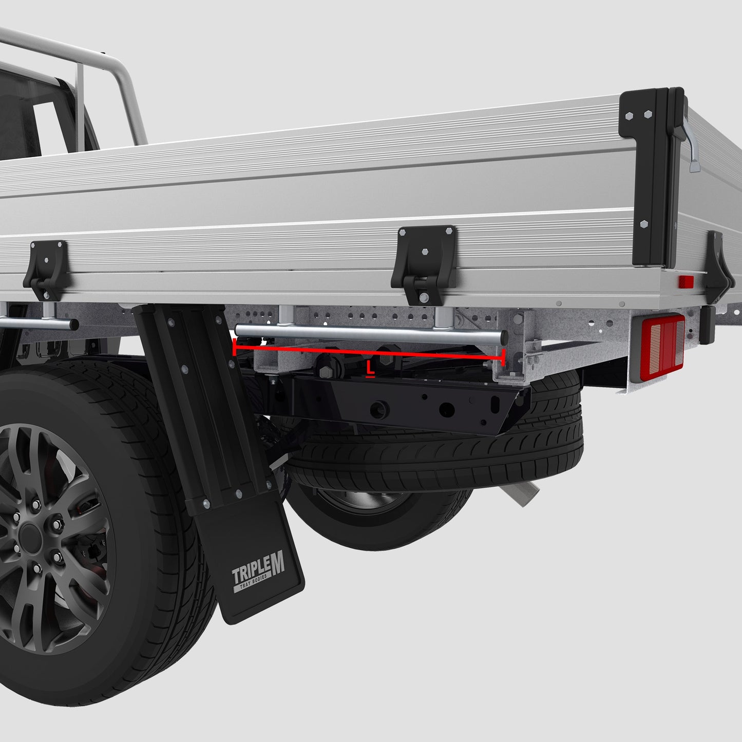 Rope Rail - Aluminium Tray