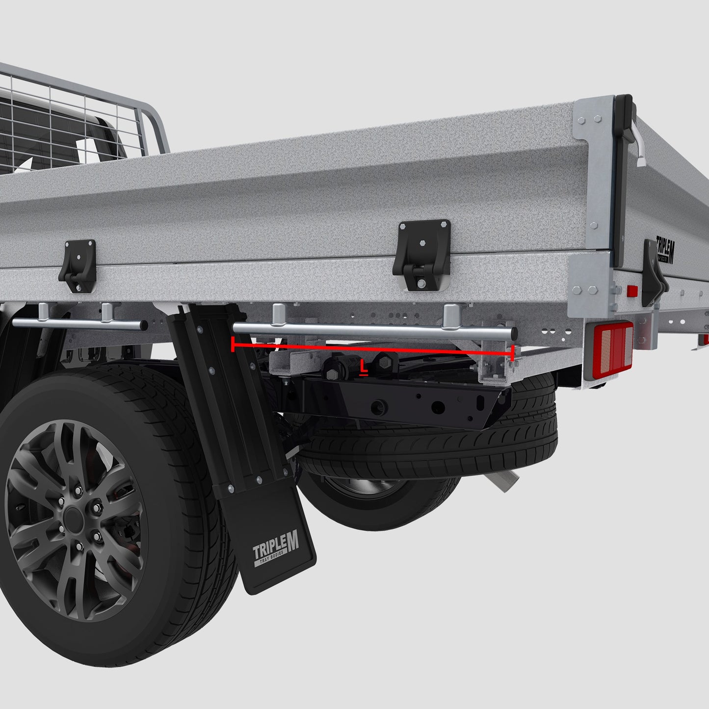 Rope Rail - Steel Tray