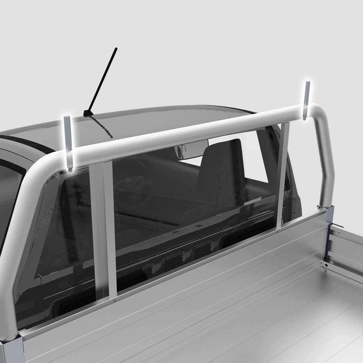 Rear Ladder Rack/Headboard Round Tube Pins Set – Triple M Tray Bodies
