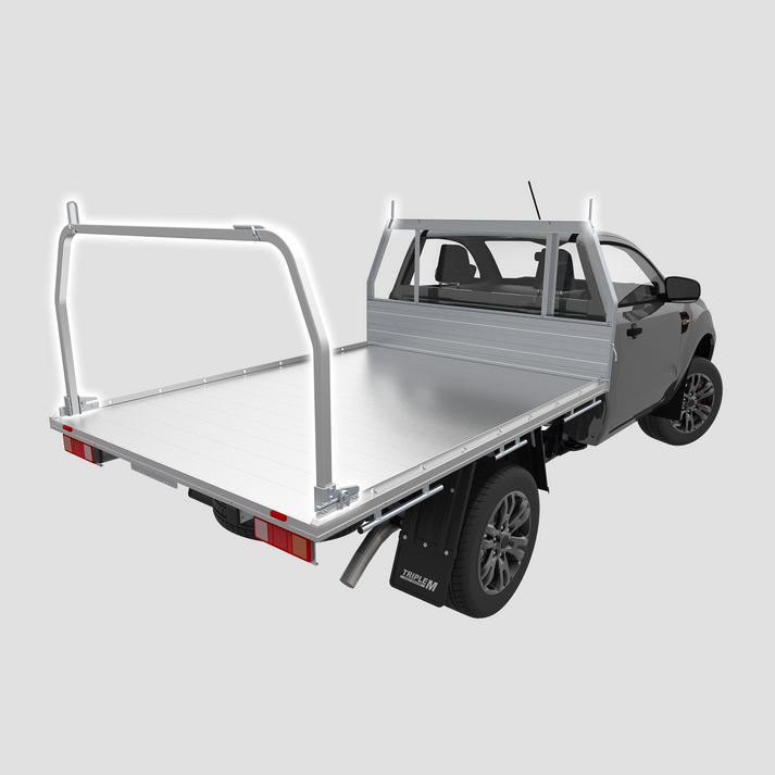 Rear Ladder Rack Square Tube Bow - Aluminium Tray – Triple M Tray Bodies