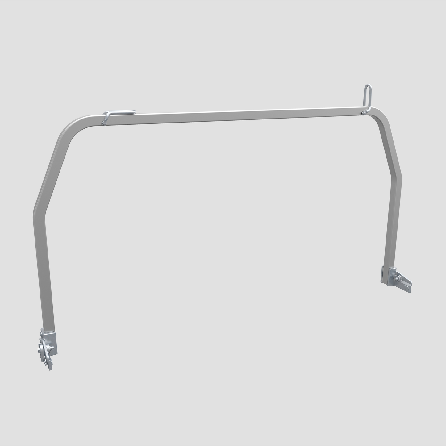 Rear Ladder Rack Square Tube Bow - Aluminium Tray